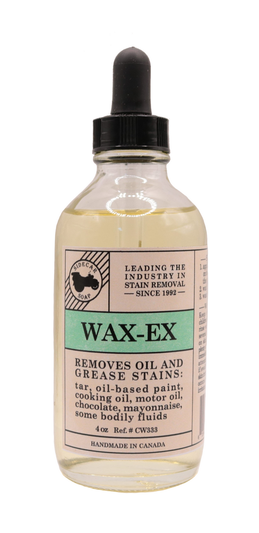 Waxex - For Oil and Grease Stains: Ink, Glue, Nail polish, Paint, Tar & Wax