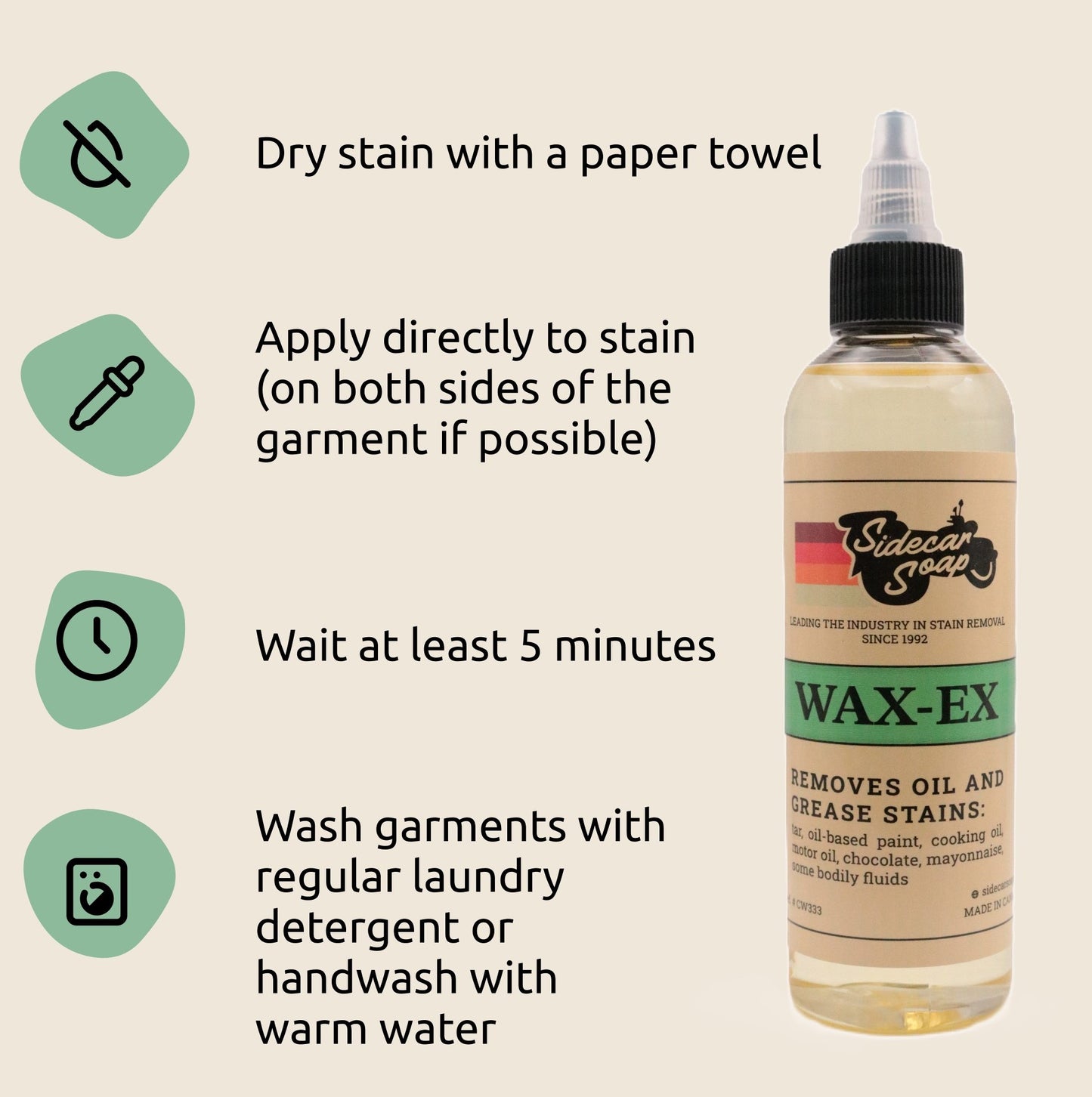 Waxex - For Oil and Grease Stains
